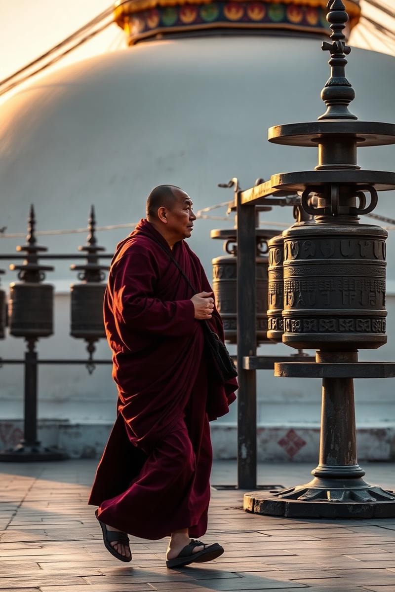 Boudhanath at dawn